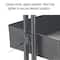 Black Lexington 4-Tier Rolling Cart by Simply Tidy™